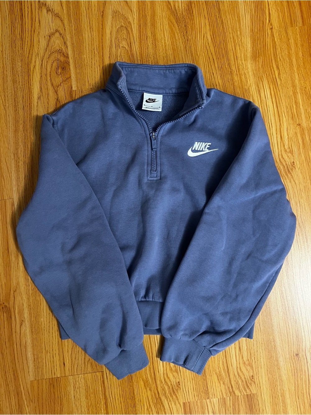 Nike 1/4 Zip Periwinkle Youth Medium